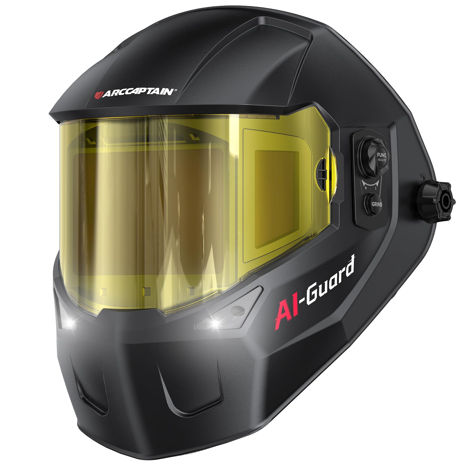 ARCCAPTAIN Intelligent Auto-Shade Welding Helmet, 180° Panoramic
